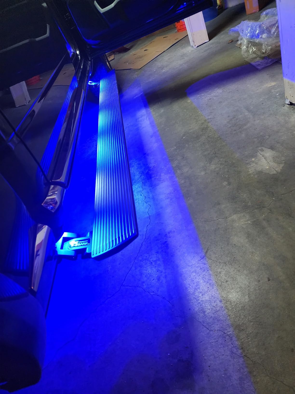 Rough Country Power Running Boards with LED Step Lights for Ram 1500, Crew Cab (2009-2018) - Dual Motor Electric Powerstep Board & Retractable Truck Steps customer photo 2