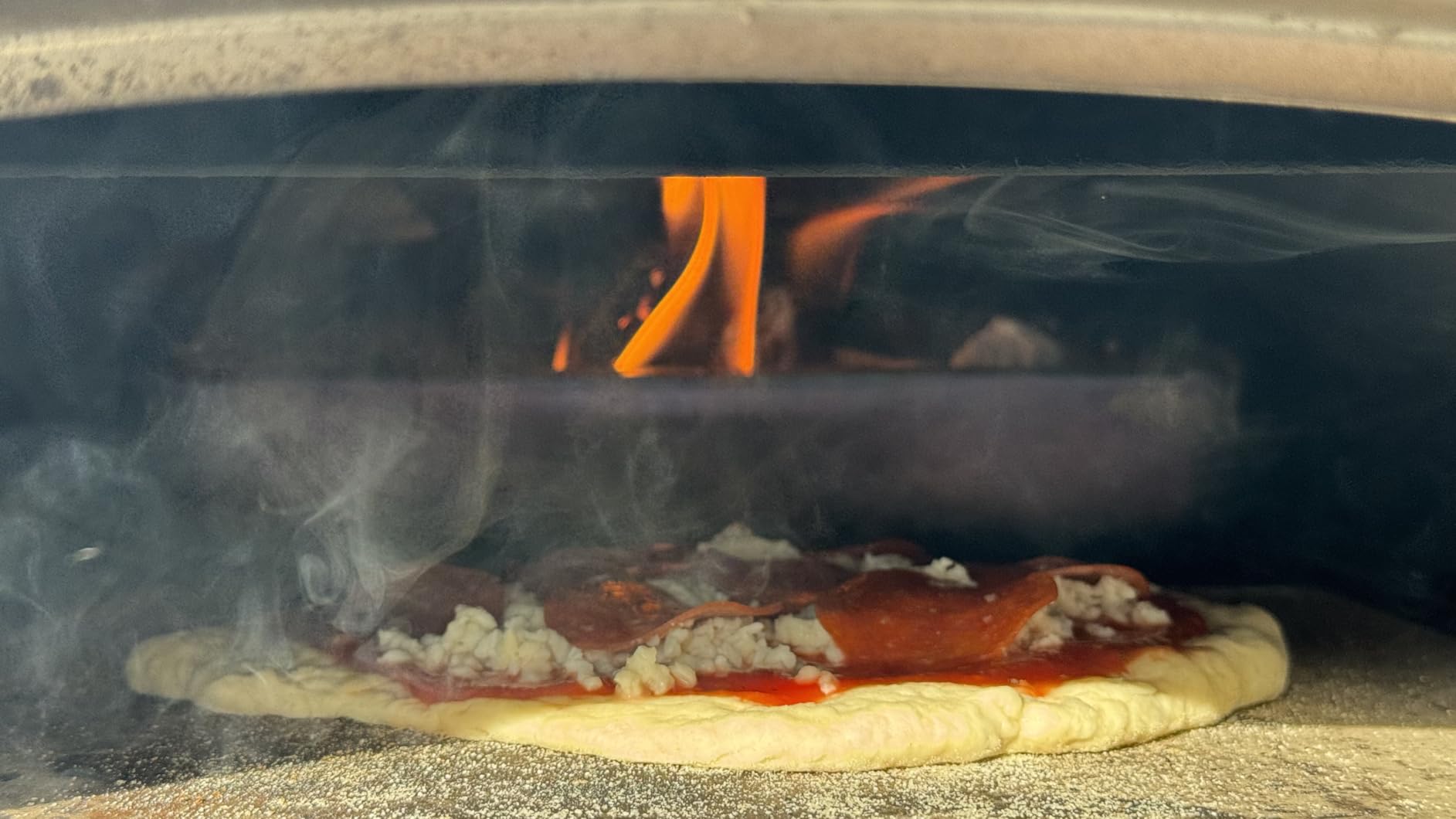 Ooni Karu 12 Multi-fuel Outdoor Portable Pizza Oven - Reaches 950°F and Cooks 12 Inch Pizzas in 60 Seconds. Versatile Wood or Propane Gas Fired Grill with Pizza Stone customer photo 1