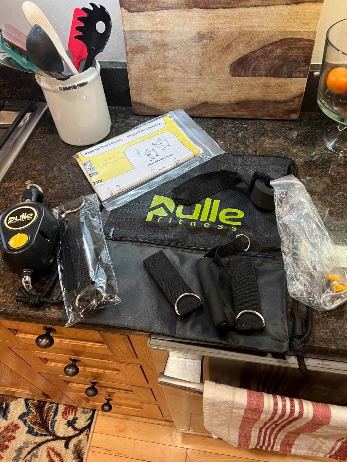 Pulle PT1 Cable Trainer, Home Gym, Fitness Exercise Machine, Rope Trainer, Adjustable Weight Trainer, Physical Therapy, HSA, Abs, Glutes, Biceps, Triceps, Muscle Builder, Bodybuilding, Pilates customer photo 1