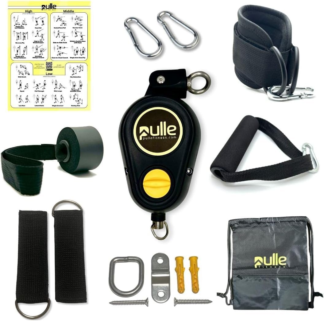 Pulle PT1 Cable Trainer, Home Gym, Fitness Exercise Machine, Rope Trainer, Adjustable Weight Trainer, Physical Therapy, HSA, Abs, Glutes, Biceps, Triceps, Muscle Builder, Bodybuilding, Pilates customer photo 2