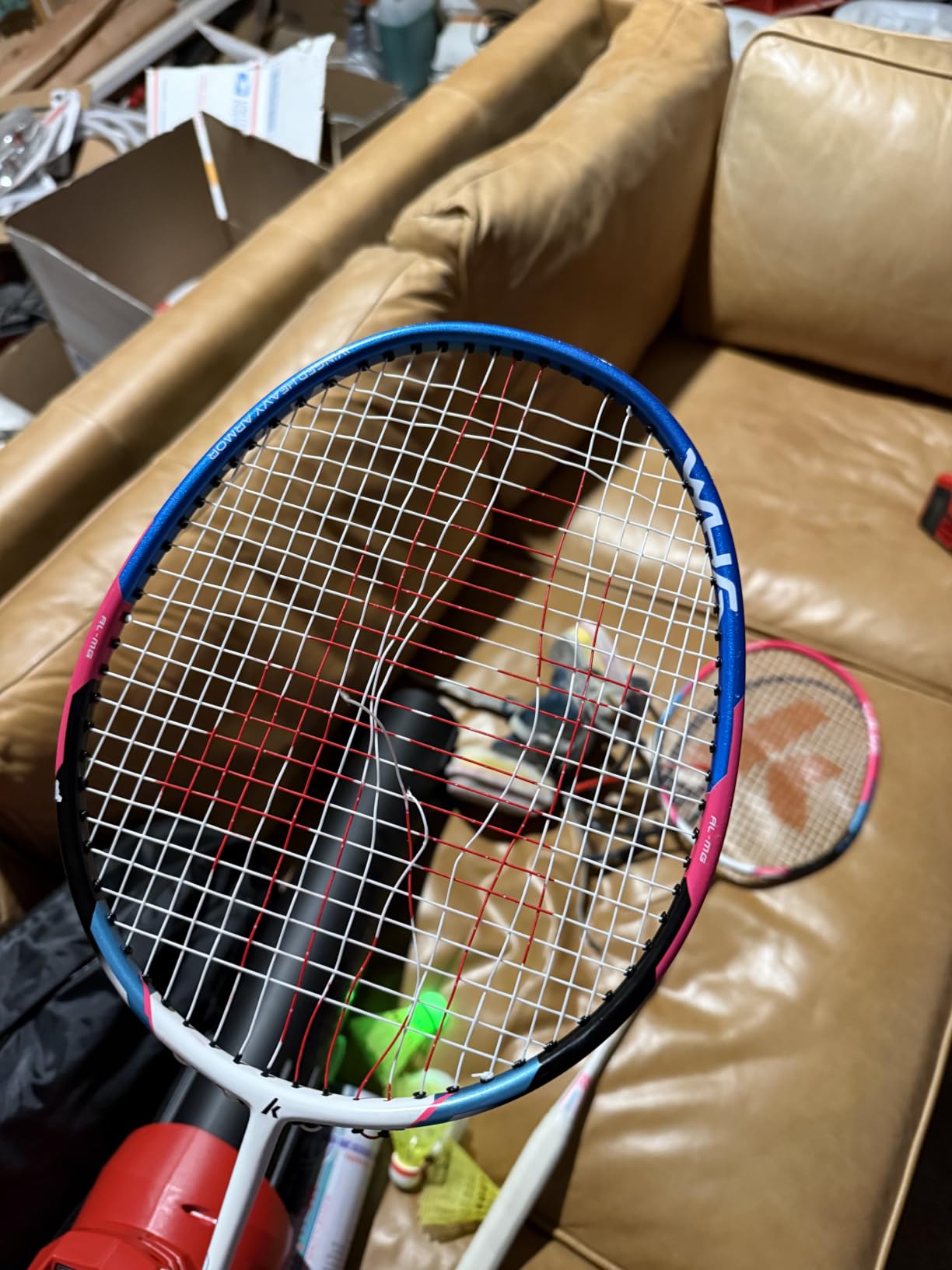 Kawasaki Badminton Rackets, Professional Graphite Shaft Badminton Set of 2 customer photo 1