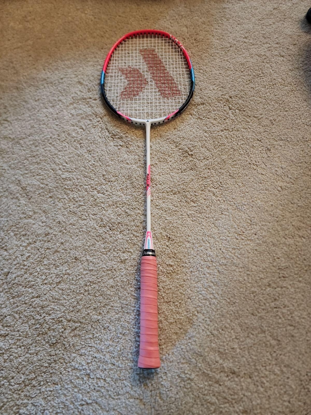Kawasaki Badminton Rackets, Professional Graphite Shaft Badminton Set of 2 customer photo 2
