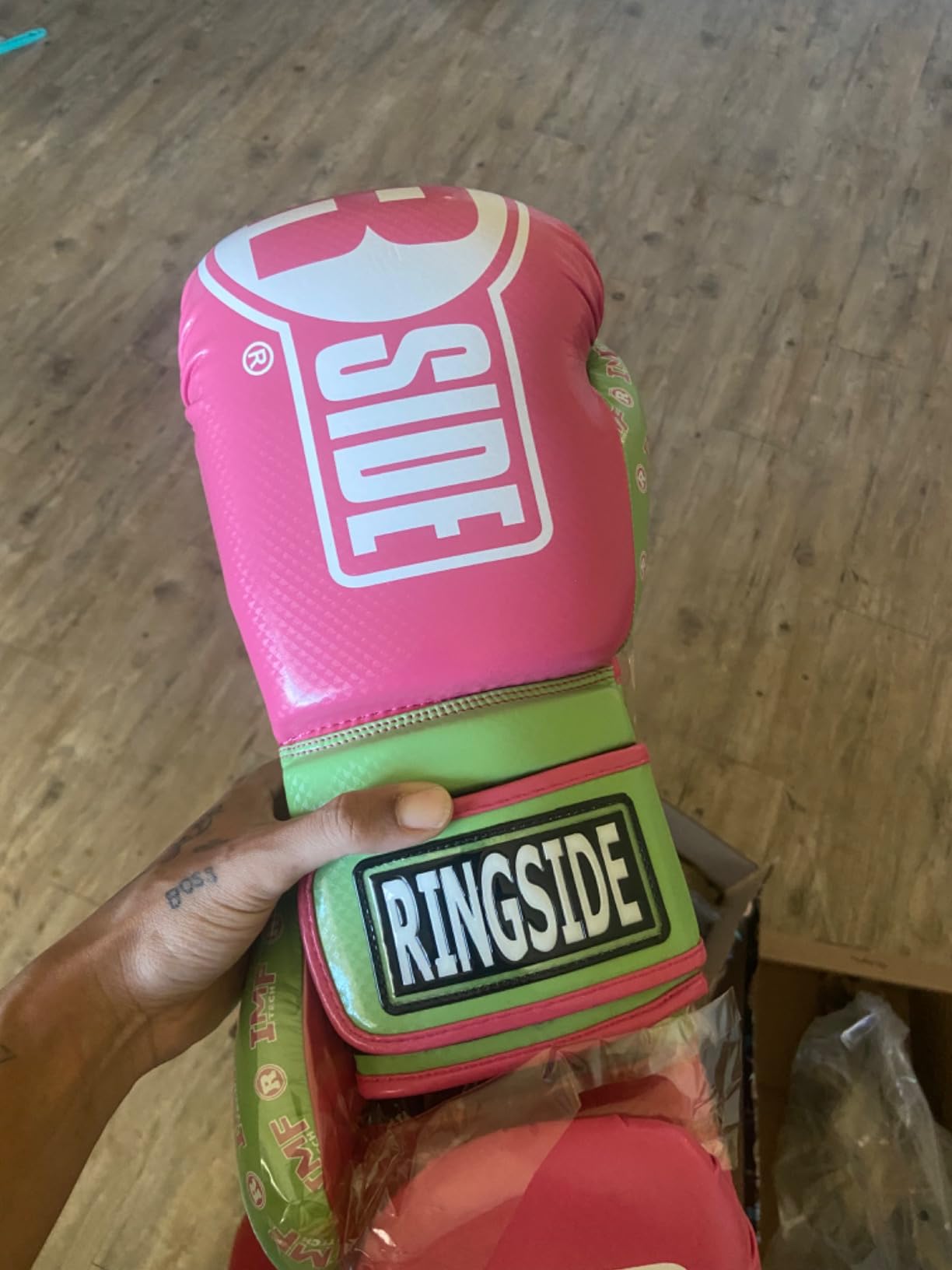 Ringside Apex Flash Sparring Gloves, IMF-Tech Boxing Gloves with Secure Wrist Support customer photo 2