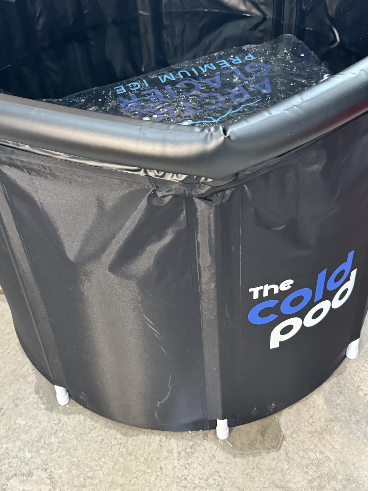 The Cold Pod Ice Bath Tub for Athletes with Cover: 88 Gallons Cold Plunge Tub for Recovery, Multiple Layered Portable Ice Bath Plunge Pool customer photo 1
