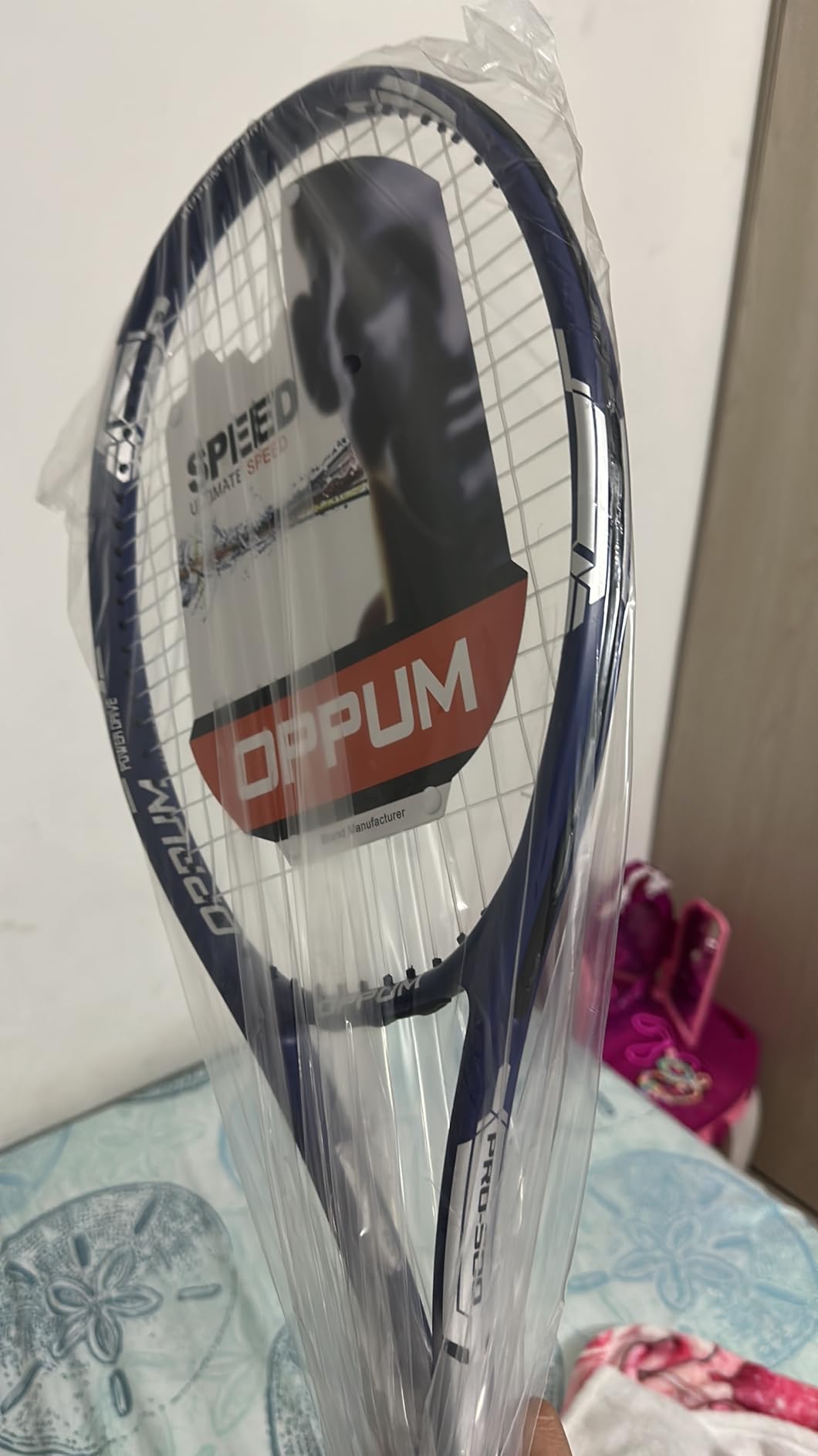 Adult Tennis Racket Set of 2, 27 Inch Pre-Strung for Beginners | 100 sq in head, 300g +/-5g frame, 335 mm balance and 4 3/8 in grip for adult beginners. customer photo 1