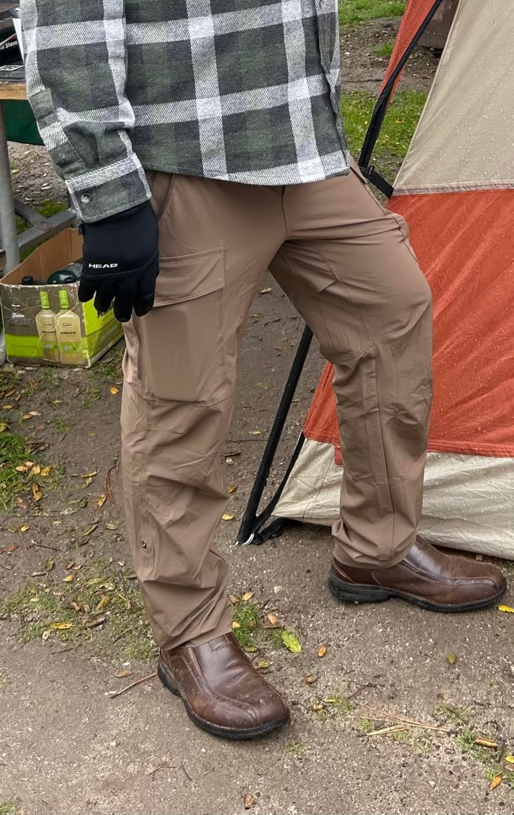 Moosehill Men's Hiking Pants: Lightweight & Stretch | Inner-thigh Vents, Roll-Up Legs, 6 Pockets, Breathable, Quick Dry customer photo 2