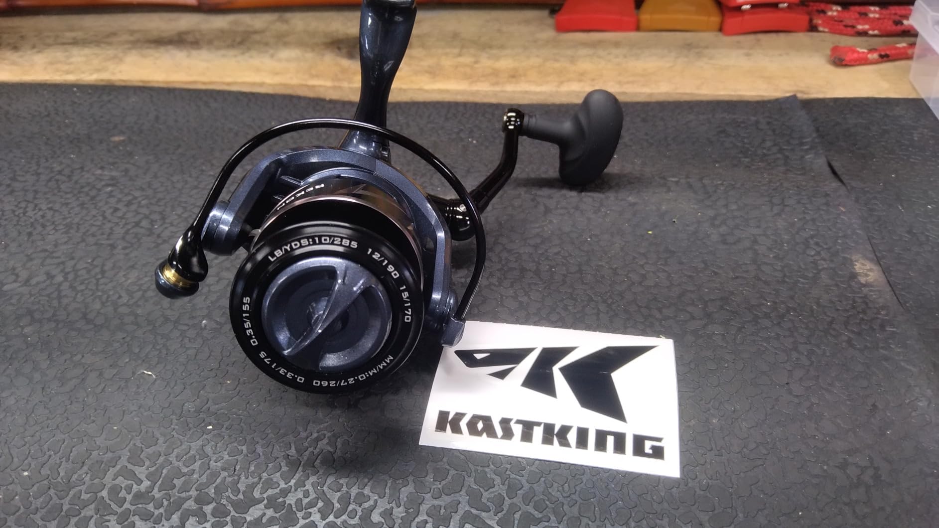KastKing ReKon Saltwater Spinning Fishing Reel - Powerful for Big Game | Max Drag:55 lb, 5+1+1 BB, NyliTech Body, MaxiDur Bearings & Carbon Fiber Drag, Water Resistant customer photo 1