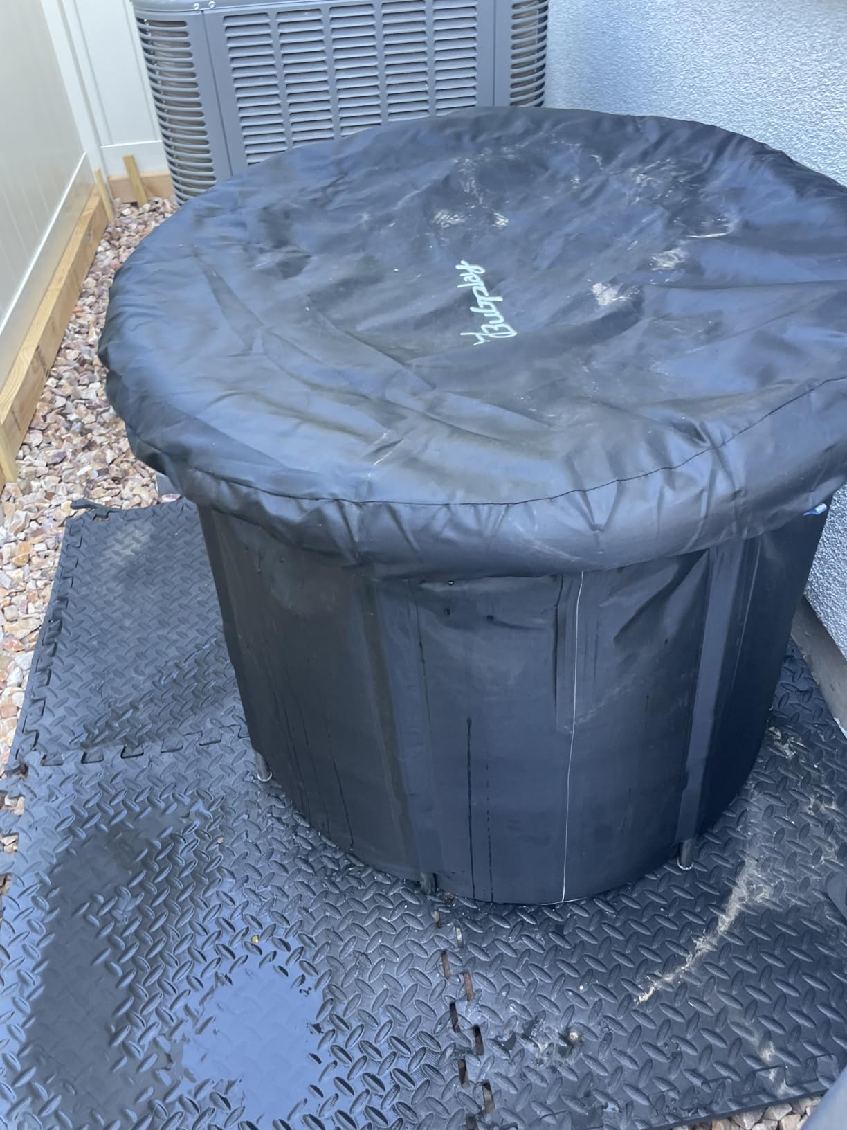 Bubplay Ice Bath Cold Plunge Tub with Cover for Indoor Outdoor for Recovery, Cold Water Therapy, Athletes & Adults -105 Gallons, Black, XL customer photo 1
