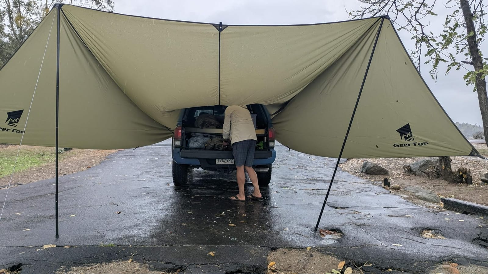 GEERTOP Car Tailgate Awning 19 x 16 FT, Waterproof Camping Shelter customer photo 1