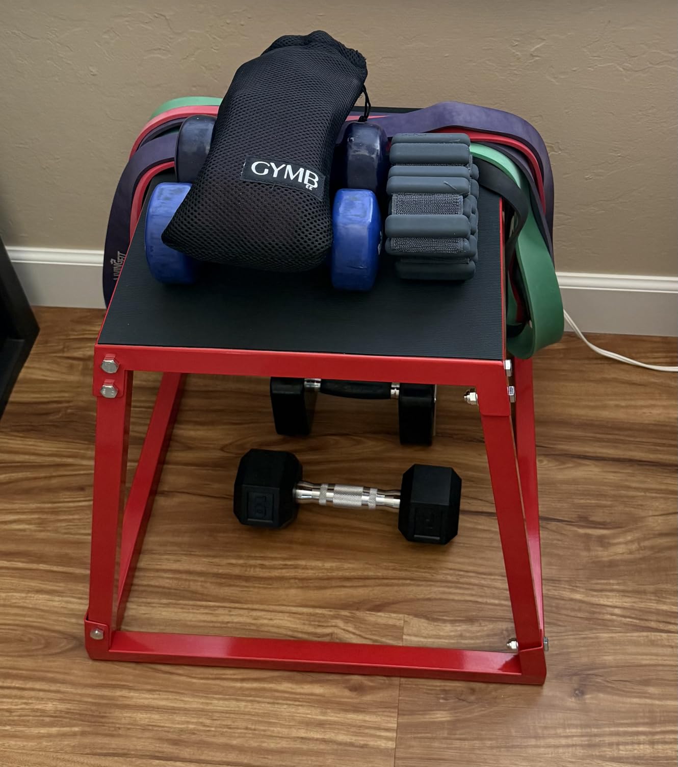VEVOR Plyometric Jump Box, 18 Inch Plyo Box, Steel Plyometric Platform and Jumping Agility Box, Anti-Slip Fitness Exercise Step Up Box for Home Gym Training, Conditioning Strength Training customer photo 2