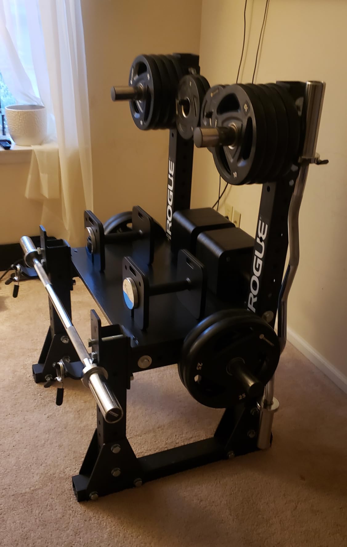 Eisenlink Adjustable Dumbbell Set, 10-50/80lb, 5lb Increments, Quick-Lock | Square Weight Dumbbells for Home Gym Fitness (50/80lb x 2) customer photo 1