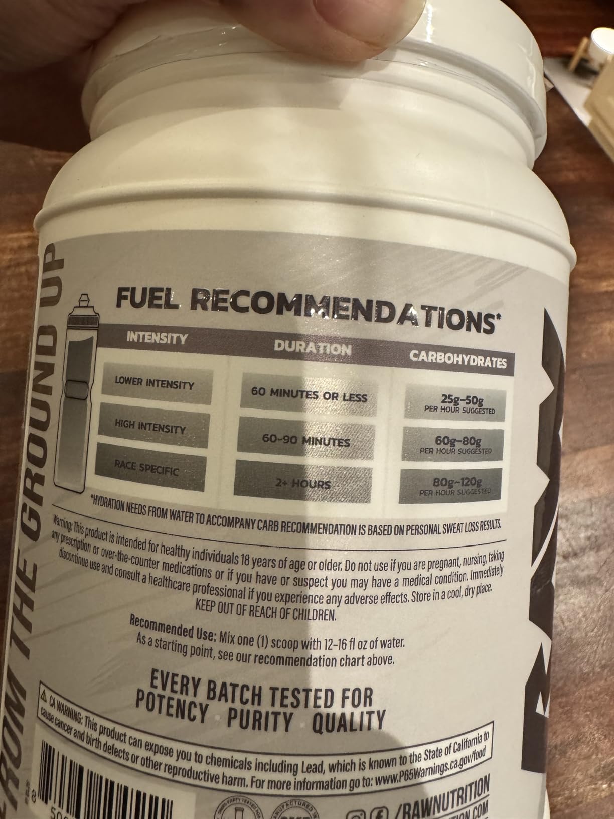 RAW Fuel, Premium Endurance Supplement Powder, Orange (60 Servings) - Peak Performance, Hydration & Stamina During Workouts, Training or Competition - 24g of Carbohydrates & 300mg of Sodium customer photo 1