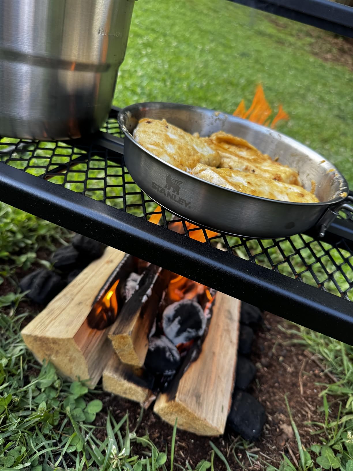 Stanley Wildfare Core 26-Piece Complete Camp Kitchen Cook Set | 4 qt Pot with Lid, 8in Fry Pan | 4 Table Settings, Plates, Bowls, Utensils | Camping Essentials for Your Camp Kitchen | BPA-Free customer photo 2