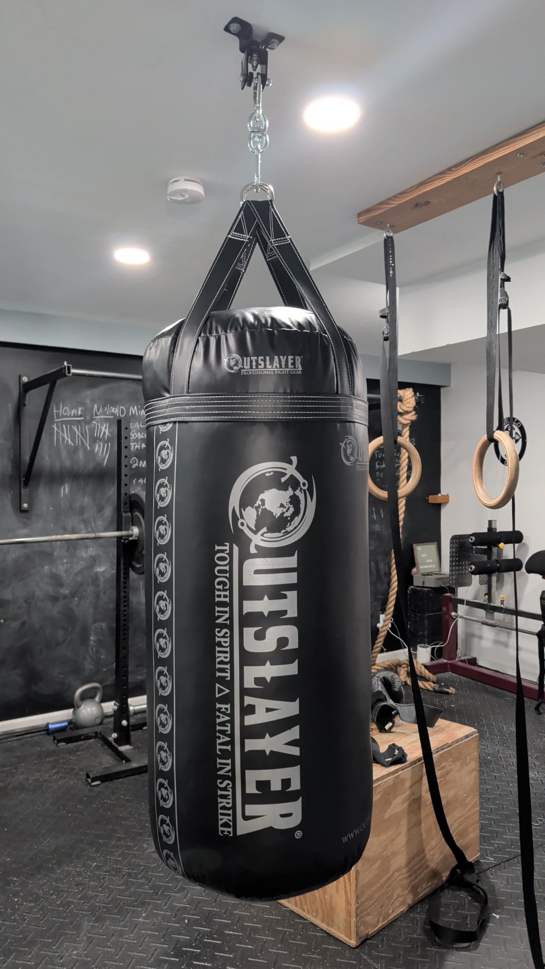 XXL 150 LB Heavy Boxing Punching Bag - Versatile Training for Mixed Martial Arts Wider Striking Area - USA Made customer photo 2