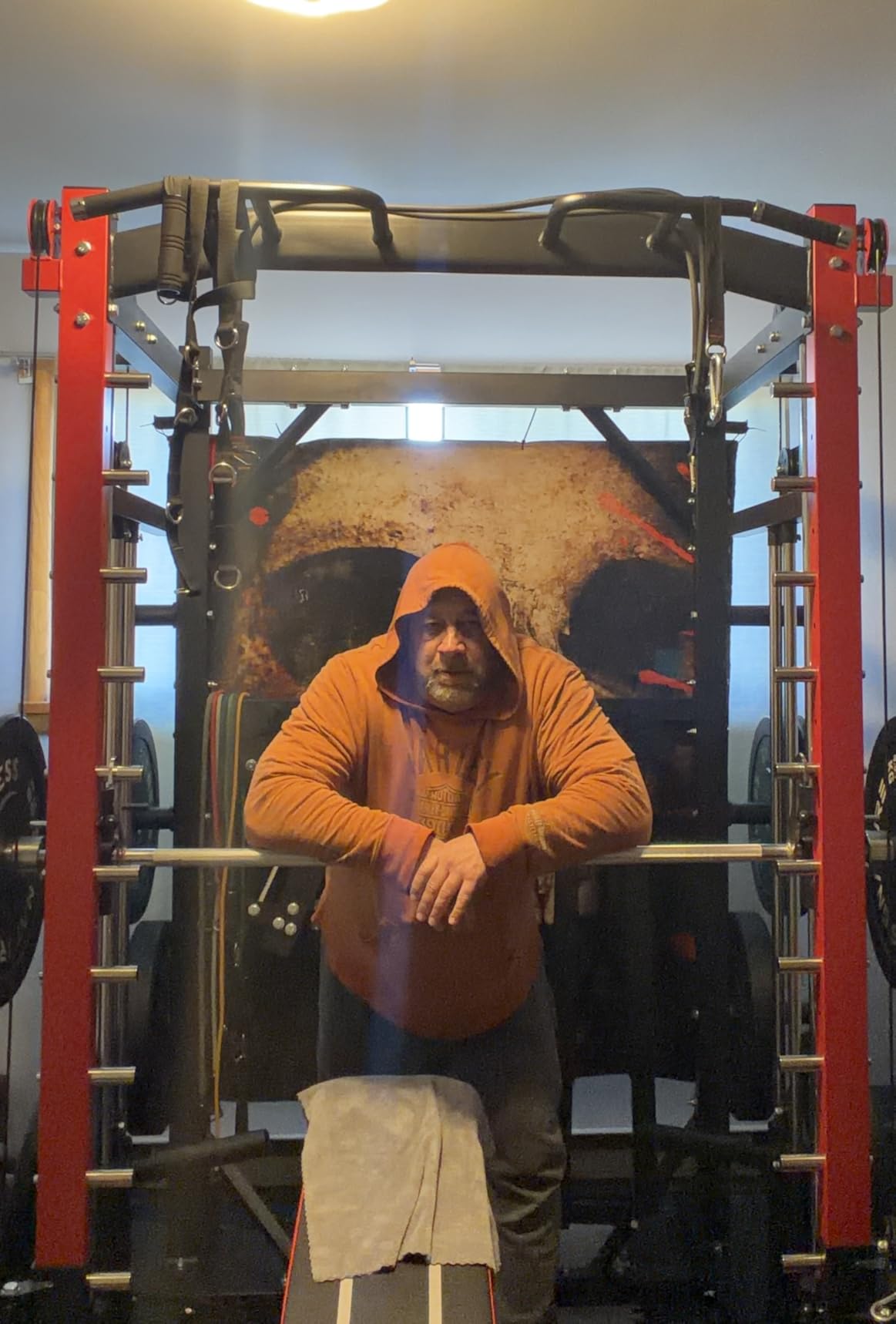 RitKeep Smith Machine with Jammer Arms & Leg Press Board for Home Gym customer photo 1