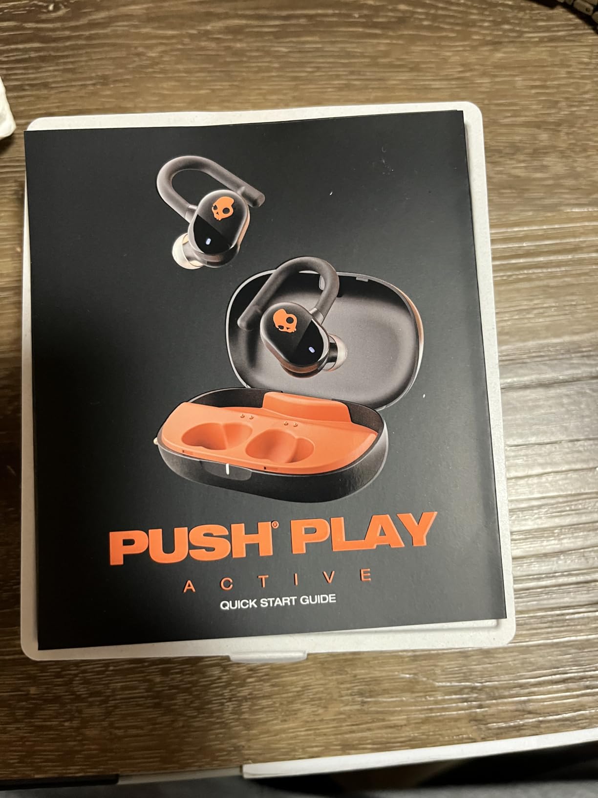 Skullcandy Push Play Active Wireless Earbuds - True Black/Orange | In-Ear Hanger, Bluetooth, Noise Isolating 58 Hours Battery, Sweat and Water Resistant, Microphone, Running Outdoors, Exercise customer photo 2