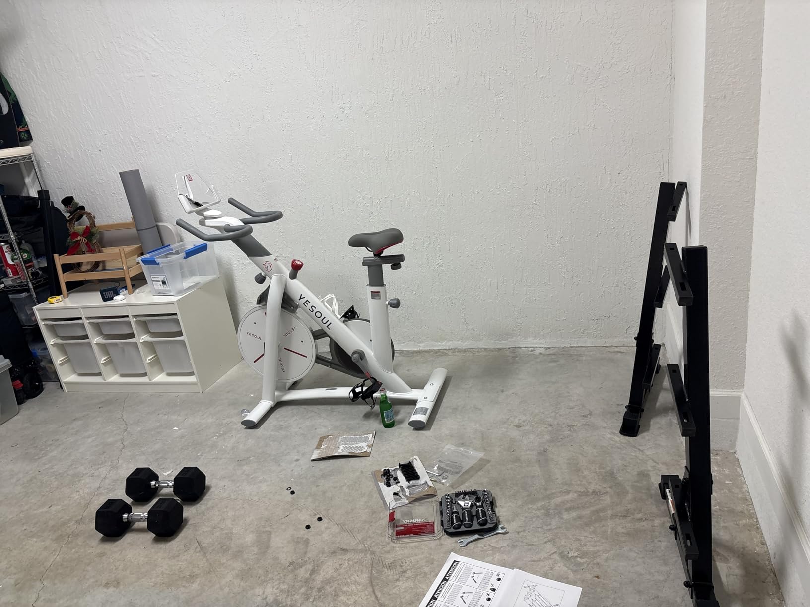 YESOUL Exercise Bike, Magnetic Stationary Bike for Home with App Training customer photo 2