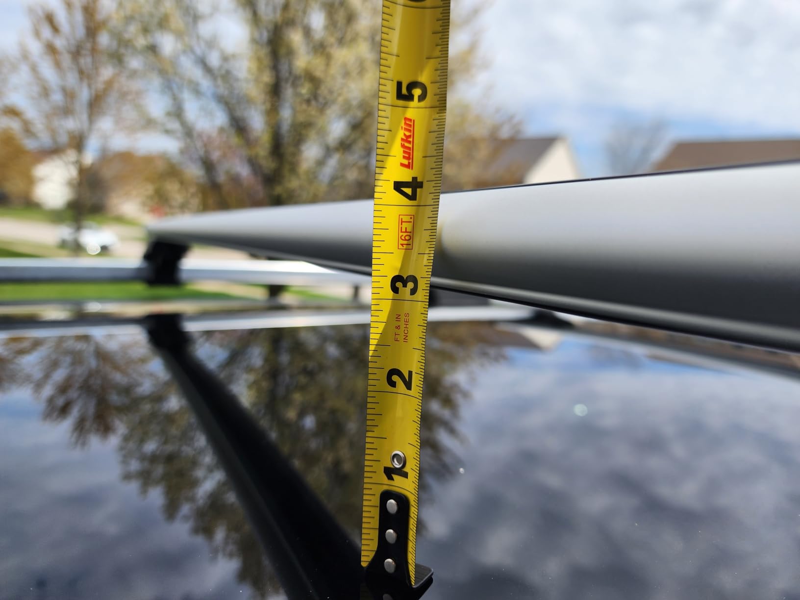 TANX Roof Rack Cross Bars with 4 Anti-Theft Locks | Heavy-Duty Universal Roof Rack (200lbs Capacity) | Universal Cross Bars that Fit Most Raised Side Rails Vehicles/SUVs (with Gap Design) customer photo 1