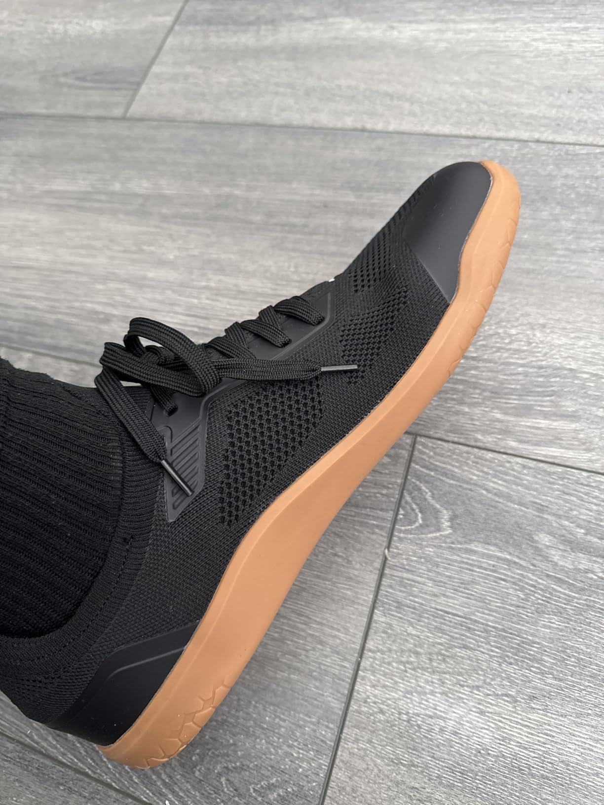 Men's Barefoot Shoes Zero Drop Minimalist Sneakers with Anatomical Toe Box customer photo 1