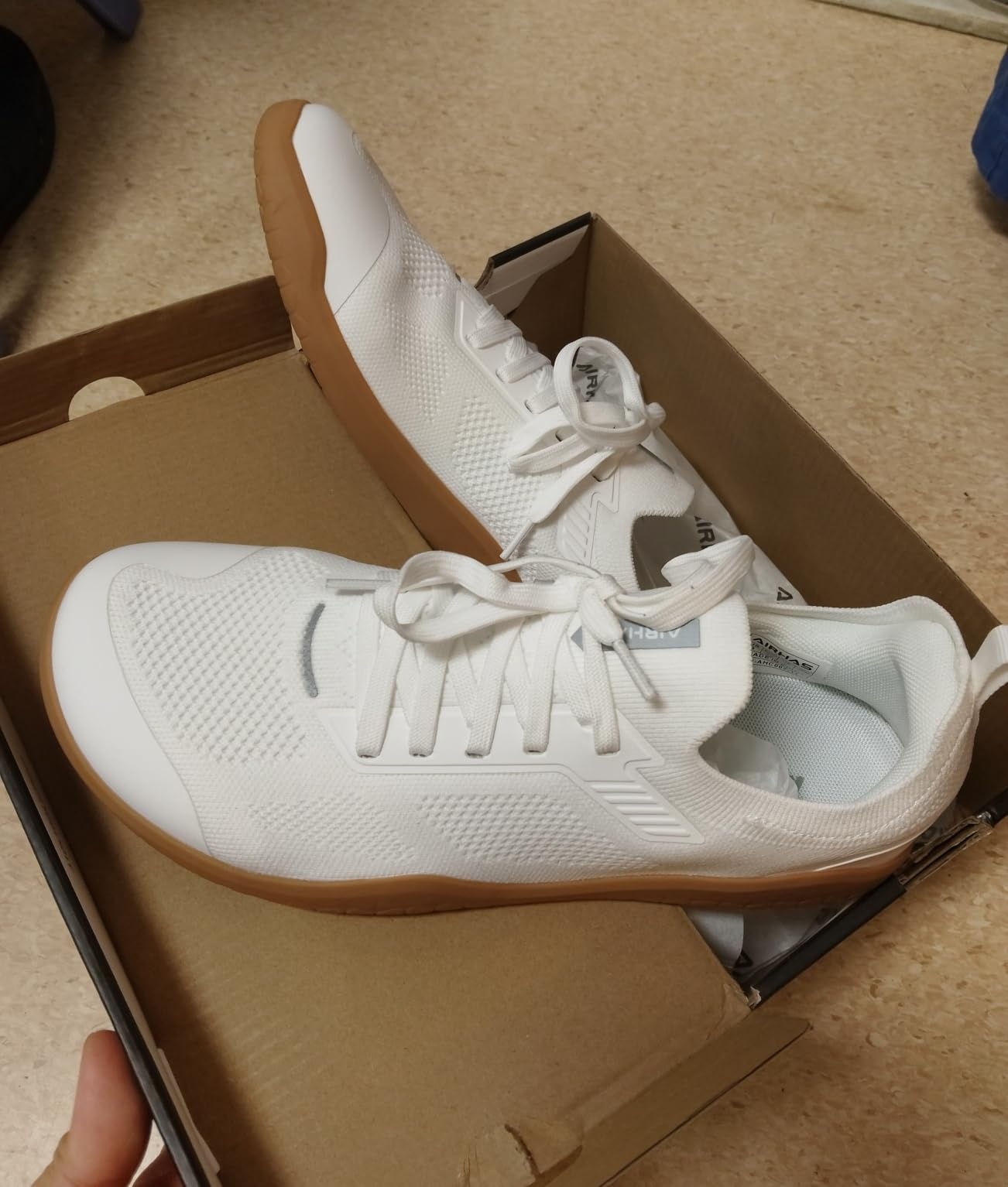 Men's Barefoot Shoes Zero Drop Minimalist Sneakers with Anatomical Toe Box customer photo 2