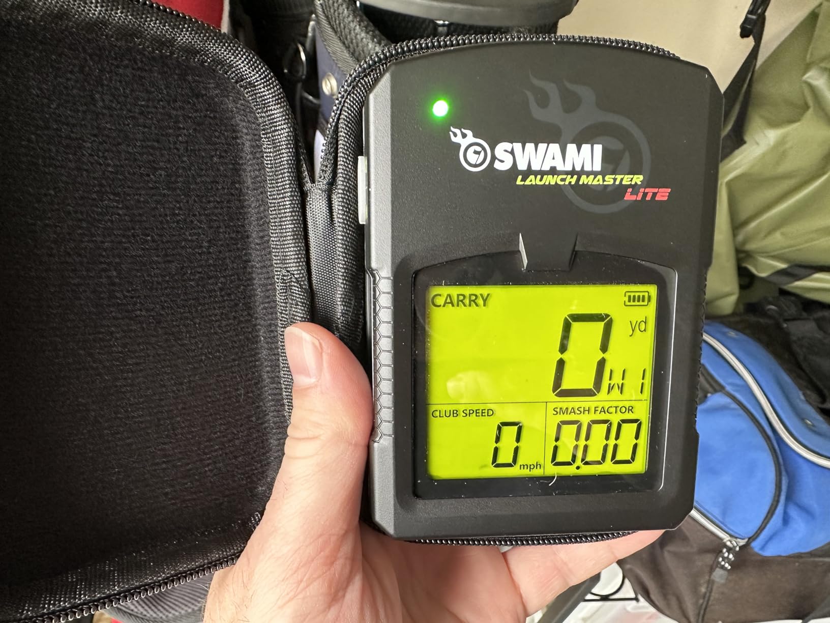 Izzo Golf Swami Launch Master Golf Launch Simulator - Golf Training Aid customer photo 1