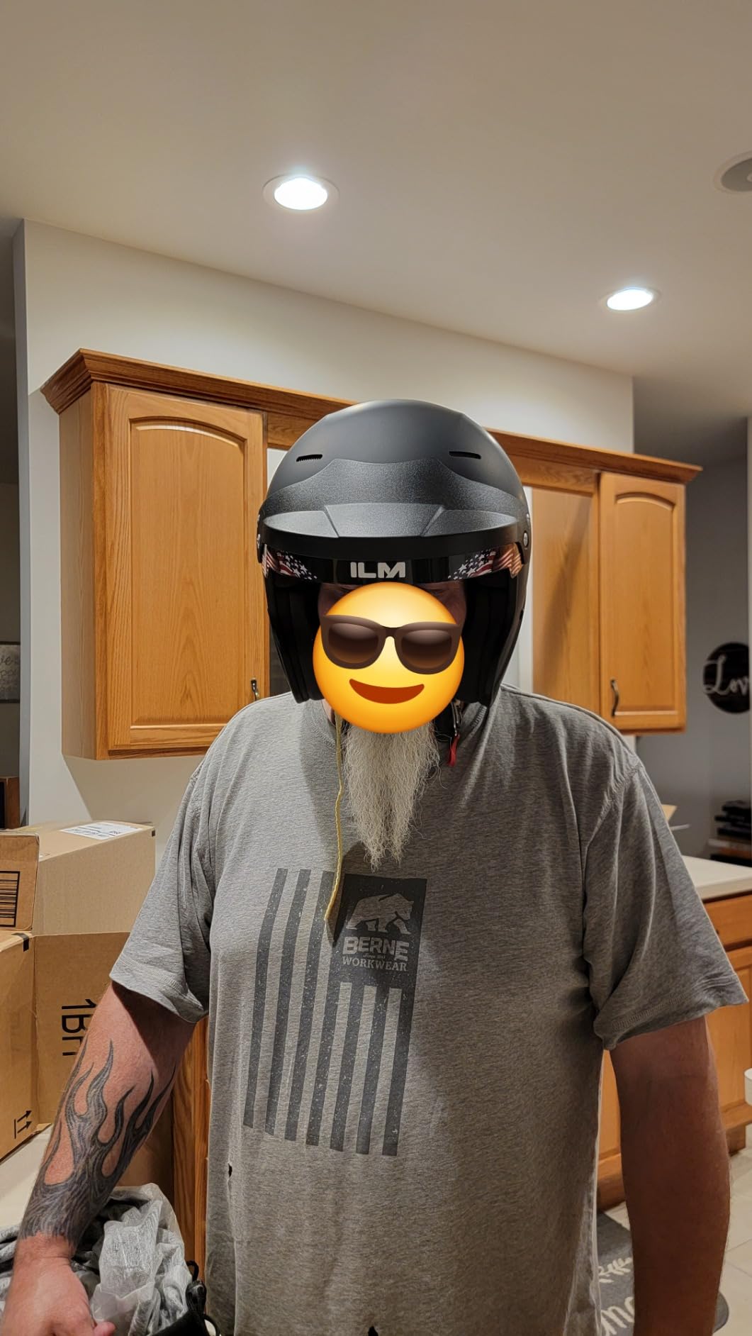 ILM Snell SA2025 Open Face Auto Racing Helmet Model R85 for Men and Women customer photo 1
