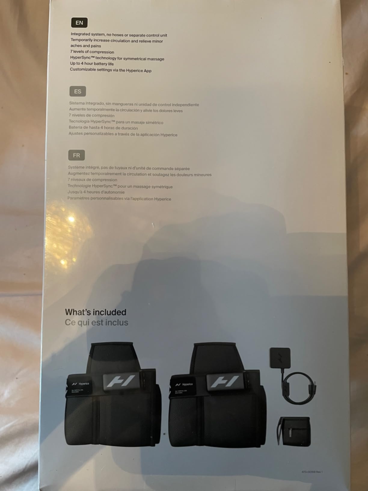 Hyperice Normatec Elite Wireless Compression Boots Recovery Size Standard | Increase Circulation | Symmetrical Massage | Bluetooth | Reduce Aches Pains | Pressure Sensor Feedback | 7 levels | Portable customer photo 1