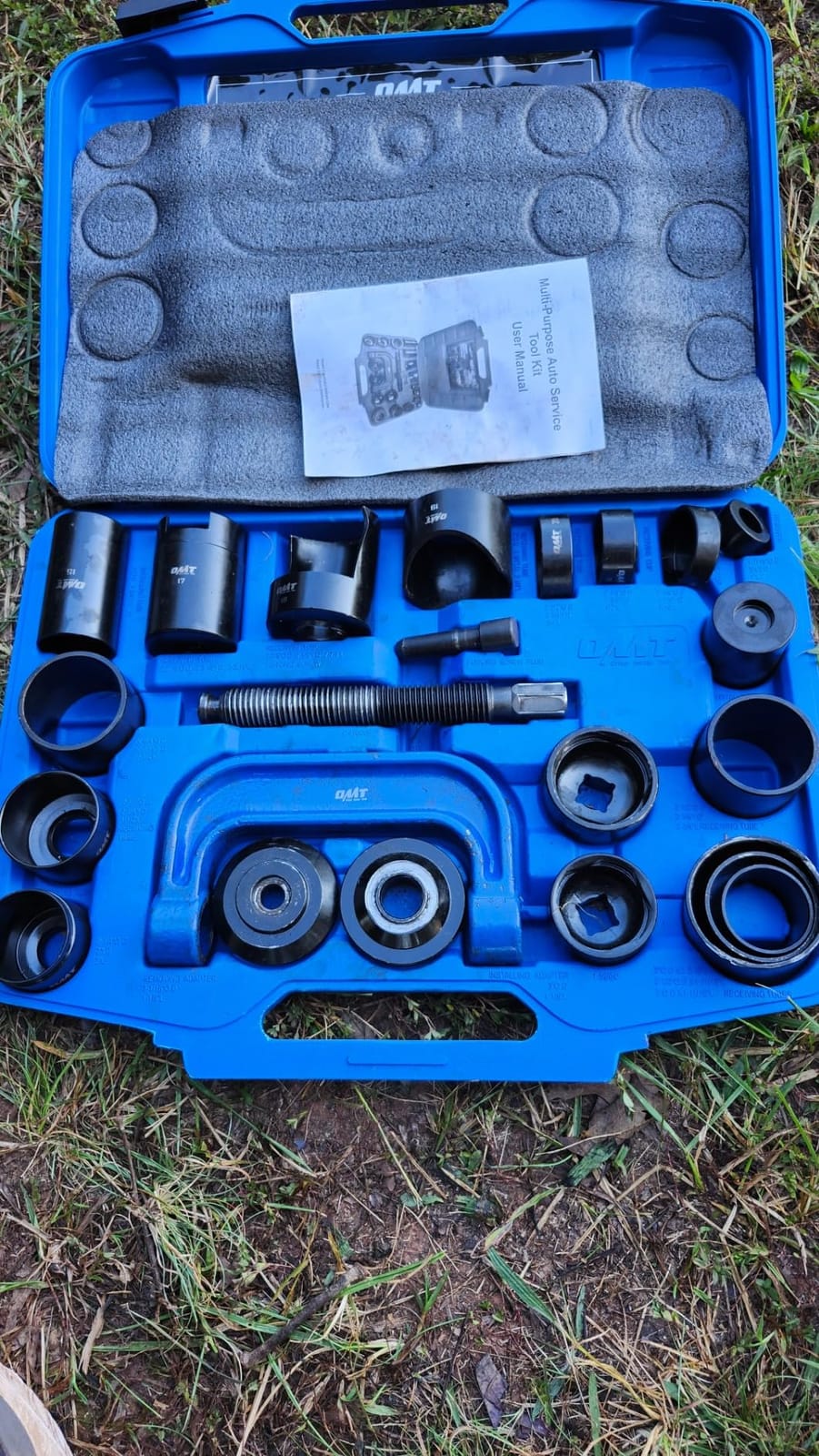 OMT 23pc Master Ball Joint Press Kit with Sockets and Adapters | Heavy Duty Ball Joint Tool & U Joint Removal Kit, Blue Case customer photo 1