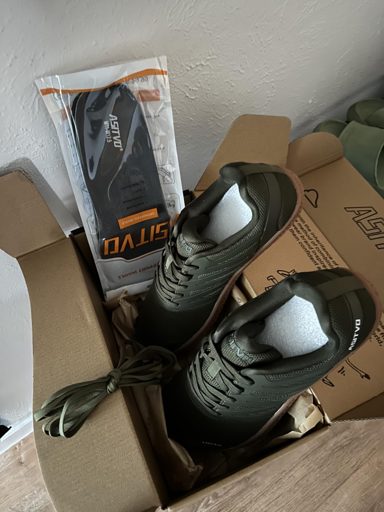 ASITVO Wide Men's Barefoot Zero Drop Sole Minimalist Sneakers Walking Shoes customer photo 2