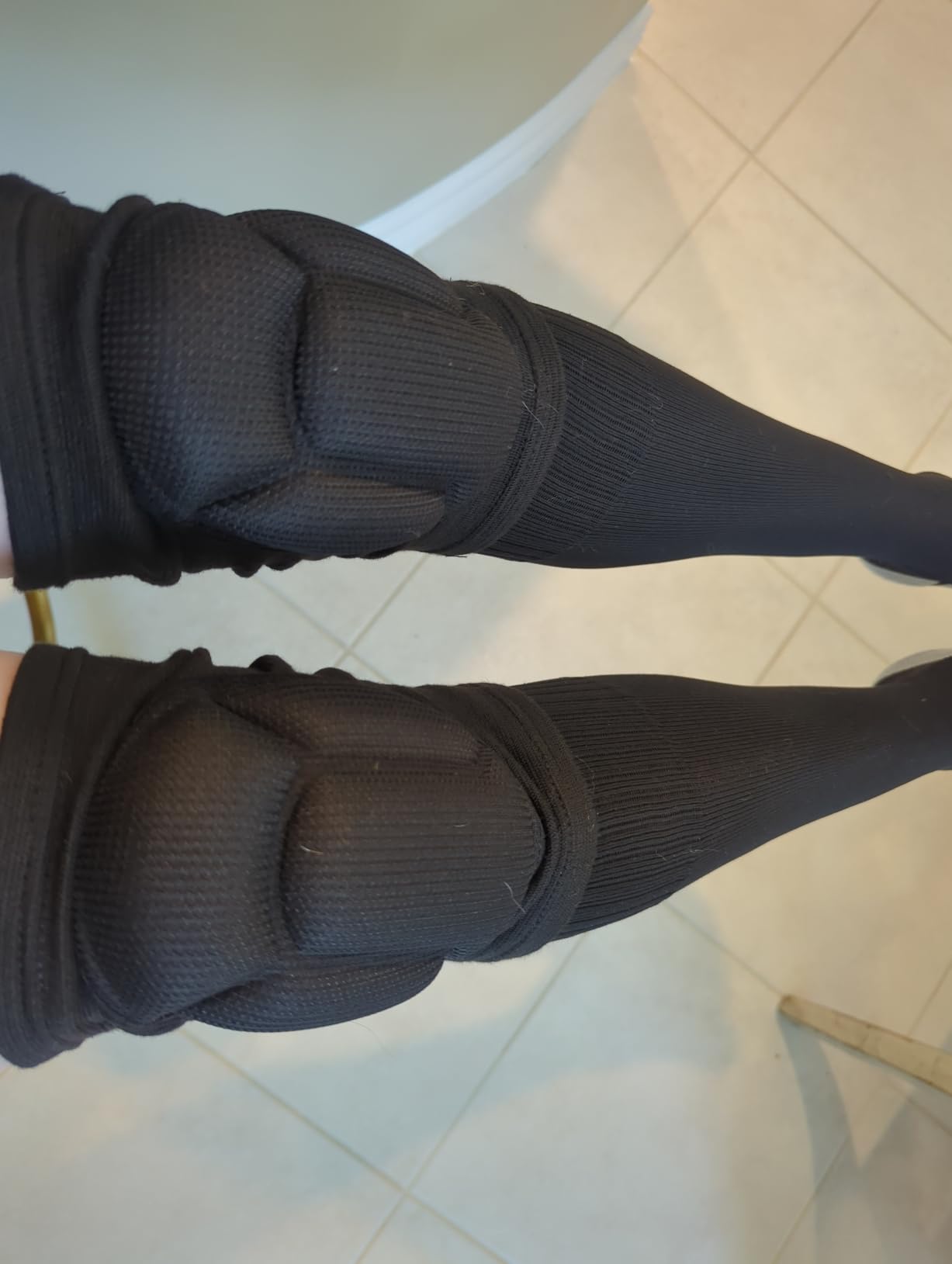 Knee Pads, Collision Avoidance Knee Sleeve for Men Women, Large | Garden, Gardening, House Cleaning, Construction Work, Dancing, Volleyball, Flooring, Climbing, Riding, Thick EVA Foam Padding customer photo 1