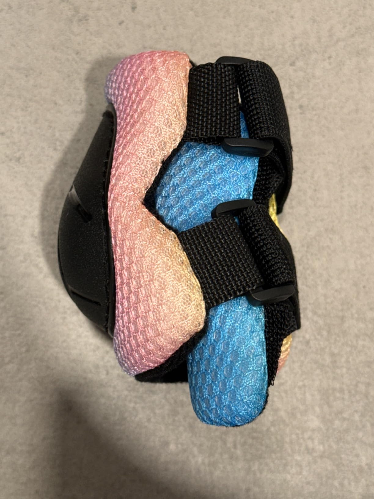 Kids Protective Gear Set - Knee Pads Elbow Pads with Wrist Guards for Ages 3-12 | 3-in-1 Safety Protective Gear for Skating, Cycling, Biking, Roller Skates, Scooters (Black, S(3-7Years)) customer photo 2