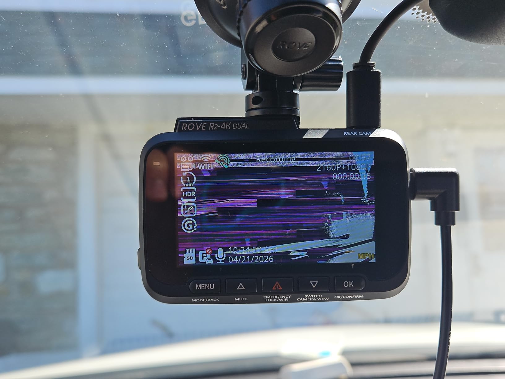 ROVE R2-4K Dual Dash Cam Front and Rear, STARVIS 2 Sensor, Free 128GB Card customer photo 2