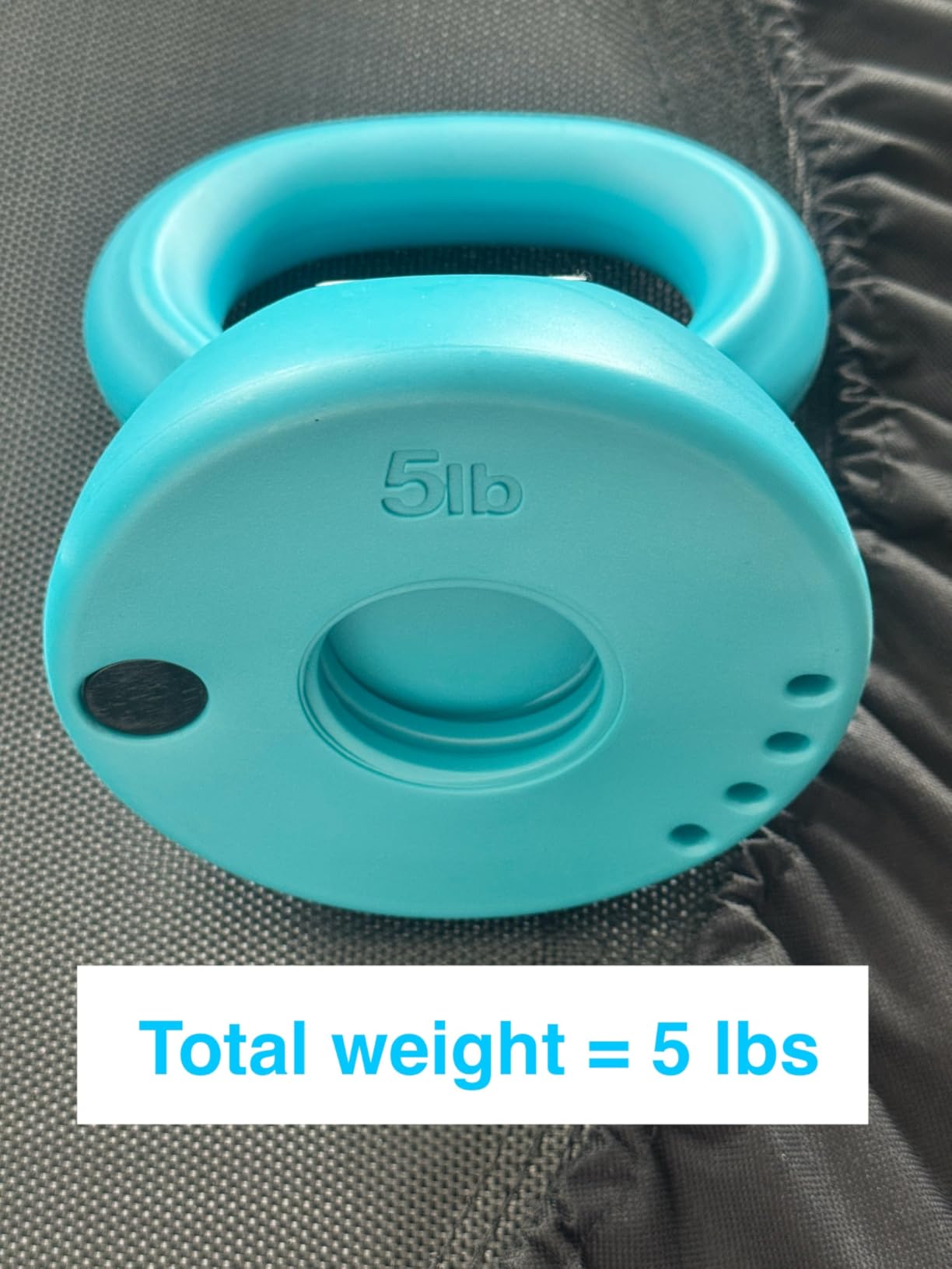 Adjustable Kettlebell for Women | 5LB, 8LB, 12LB | Home Strength Training | Kettlebell for women at home, with an illustrated exercise guide for beginner-friendly full-body strength training workouts. customer photo 1