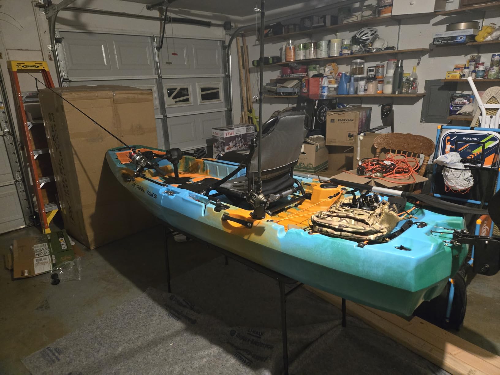 Reel Yaks Radar Modular Fishing Kayak, 10ft, 430 lbs Capacity | Sunrise, Pedal Kayaks for Adults & Youth, Sit on Top, Lightweight, Portable, Fits in Trunks & Closets, Gear Storage customer photo 2