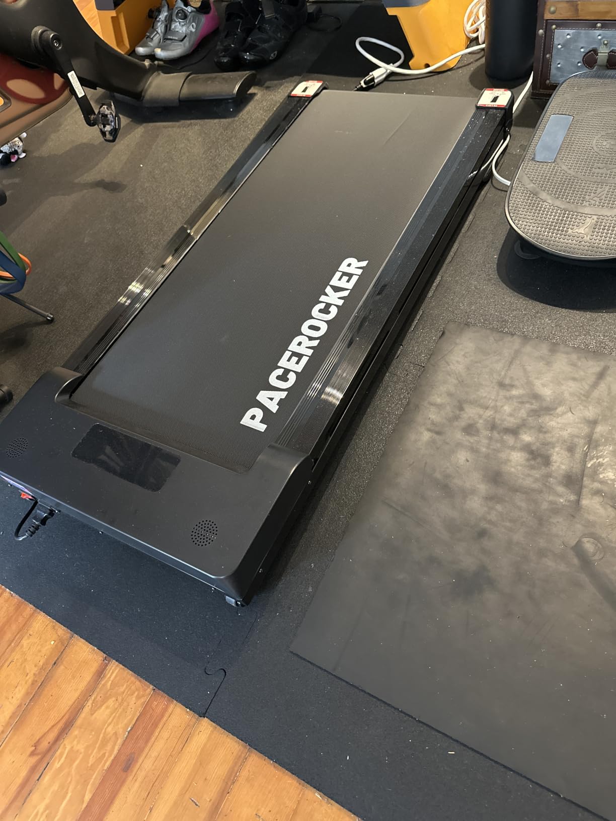 Walking Pad Treadmill 450 lb Capacity, Auto Incline Under Desk Treadmill | Auto incline 9 levels max 12%, 450 lb capacity, smart APP tracking, Bluetooth speaker, compact treadmills for home customer photo 2