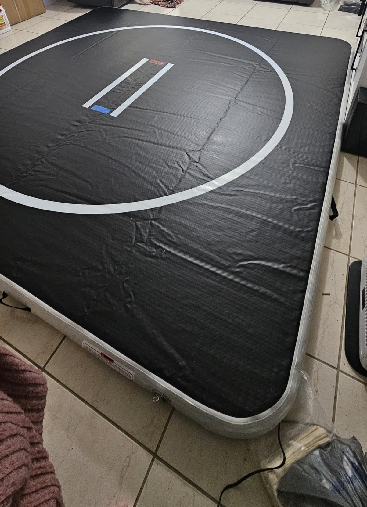 FBSport Inflatable Wrestling Mat 10ft PVC Jiu Jitsu Mat for BJJ MMA Martial Art Boxing Grappling Judo customer photo 1