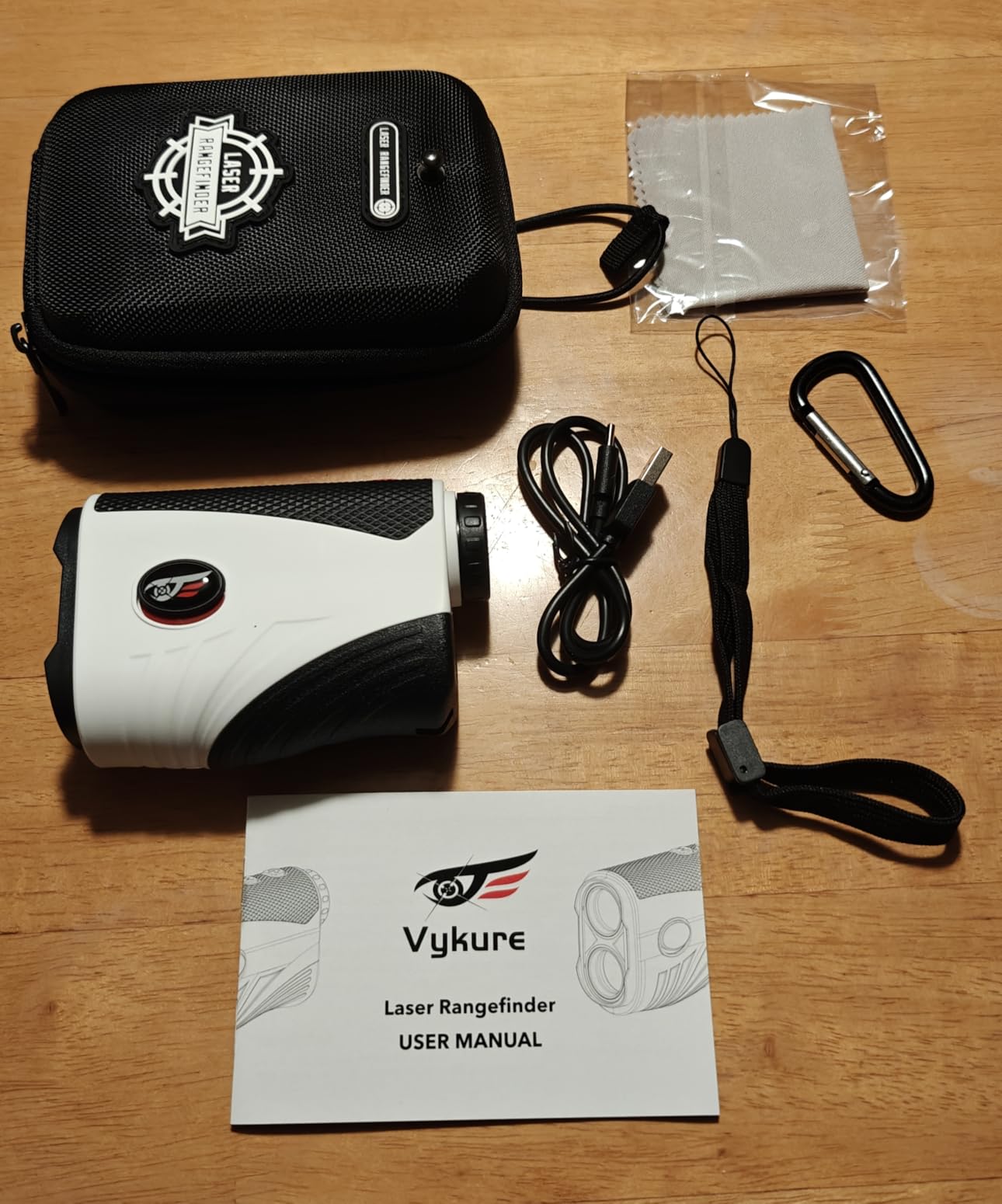 Golf Rangefinder with Slope - 1200 Yards Laser Range Finder with Flag Pole Locking Vibration, 7X Magnification rangefinder with Magnet Stripe customer photo 2