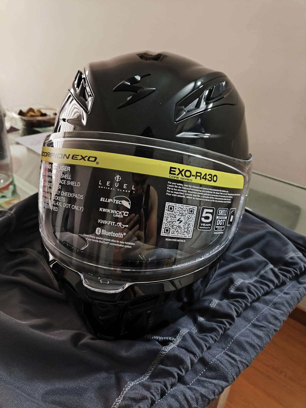 Scorpion EXO-R430 Full Face Motorcycle Street Helmet customer photo 2
