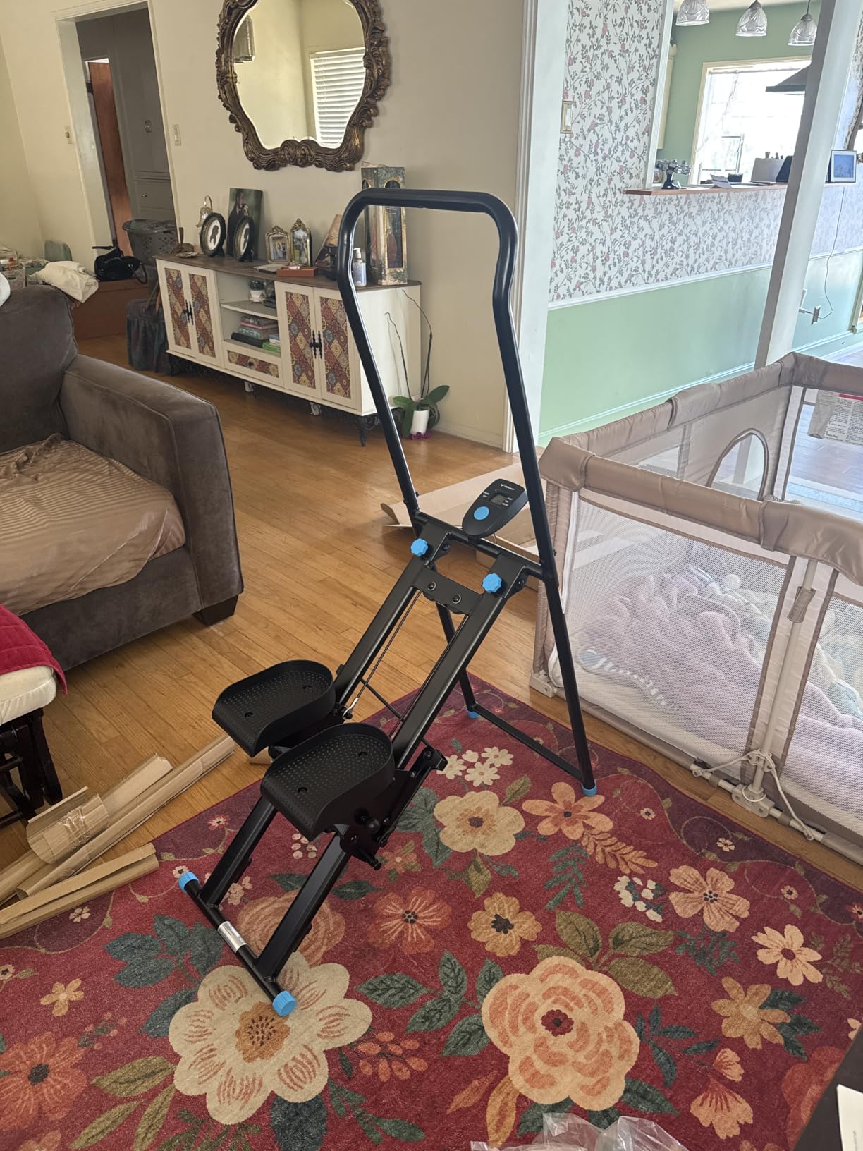 MERACH Stair Stepper with Adjustable Resistance, Foldable Stair Climber customer photo 2