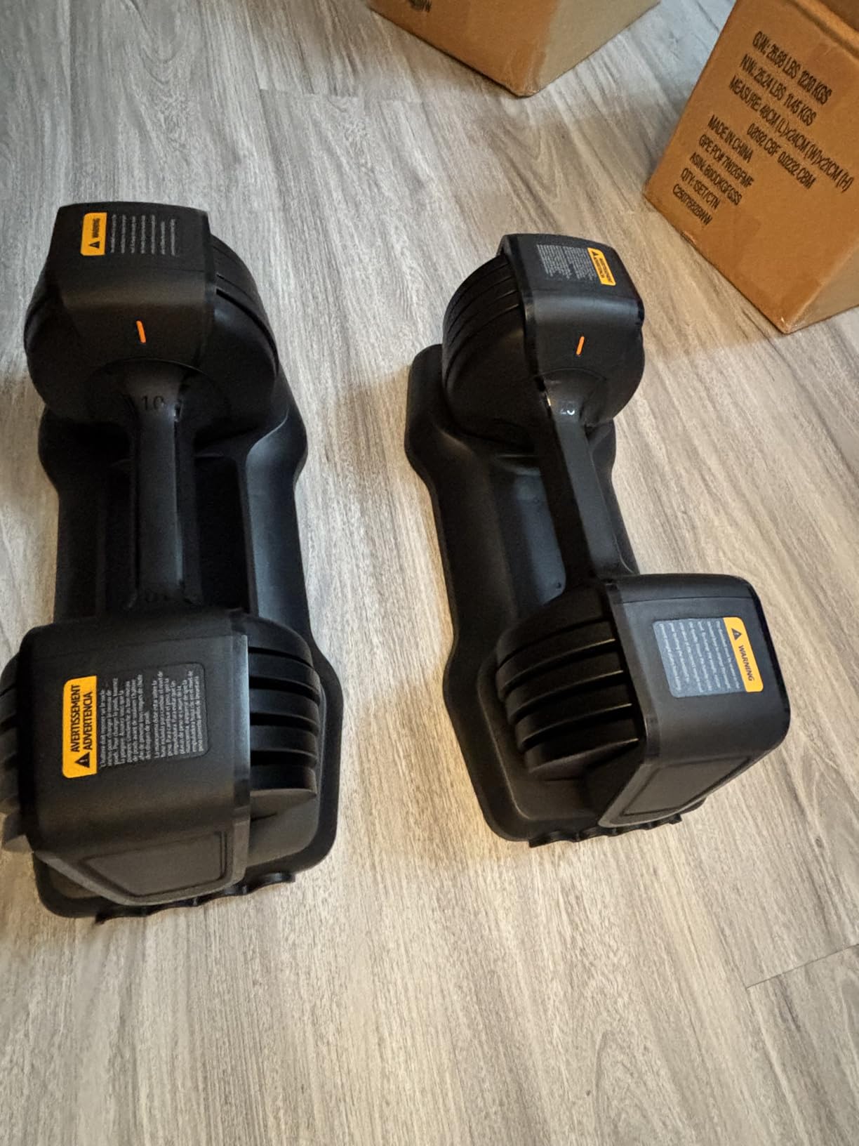 Amazon Basics Adjustable Dumbbell, 25 lb customer photo 2