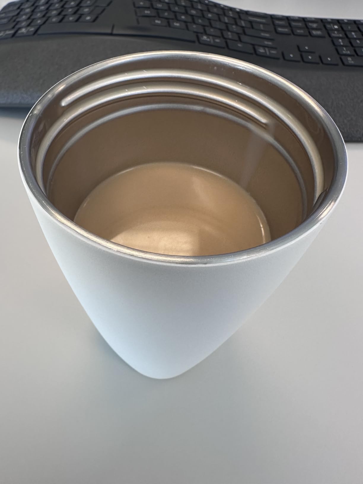 Owala SmoothSip Slider Insulated Stainless Steel Coffee Tumbler, Reusable Iced Coffee Cup, BPA Free 20 oz customer photo 2