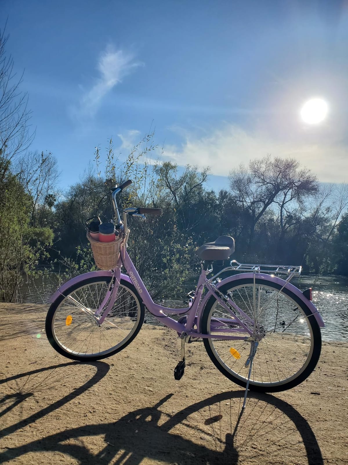 Max4out Women Bike Beach Cruiser Bike for Adult, 24 & 26 Inch Comfort Bikes with Rattan Front Basket, Womens Bicycle with Adjustable Seat and Dual V-Brake customer photo 1