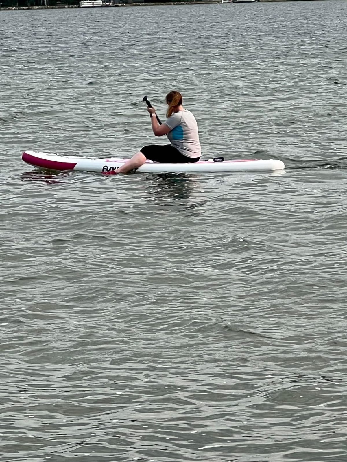 FunWater Inflatable Stand Up Paddle Board with Beginners SUP Accessories | 10'6'' SUP, Anti-Slip EVA Deck, Versatile Yoga/Big Fin Inflatable Paddle Boards for Adults & Youth of All Skill Levels customer photo 1