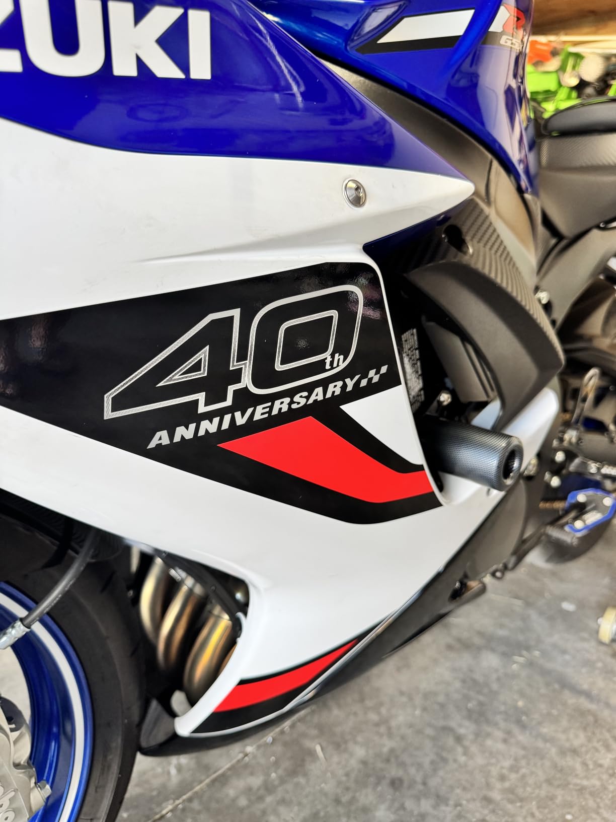 Frame Sliders Crash Protector for 2011-2025 Suzuki GSXR600/GSXR750 | GSXR-600/GSXR-750 '11-'25 Models customer photo 1