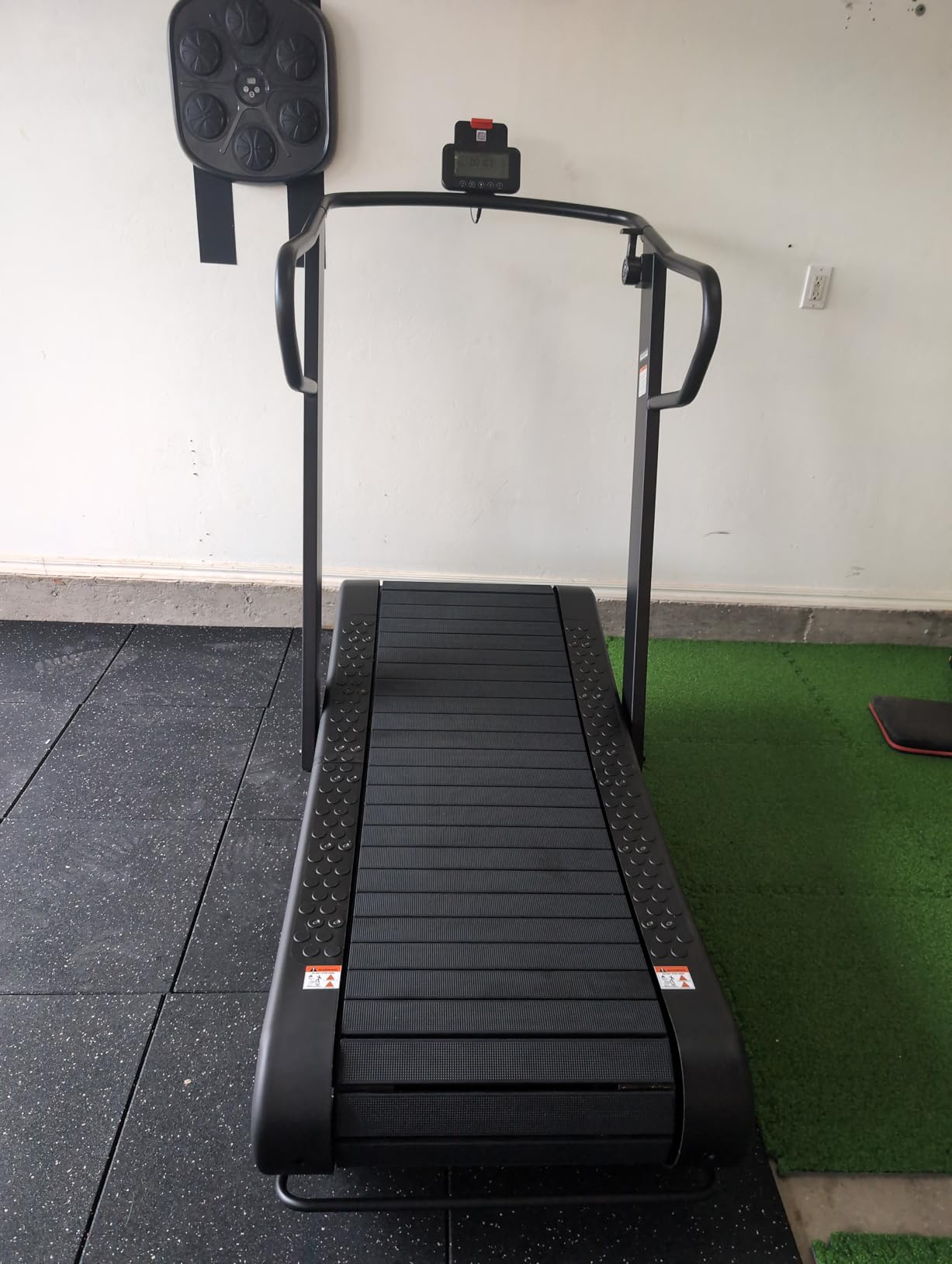 Sunny Health & Fitness Smart Curved Treadmill Ergonomic and No Speed Limit customer photo 1