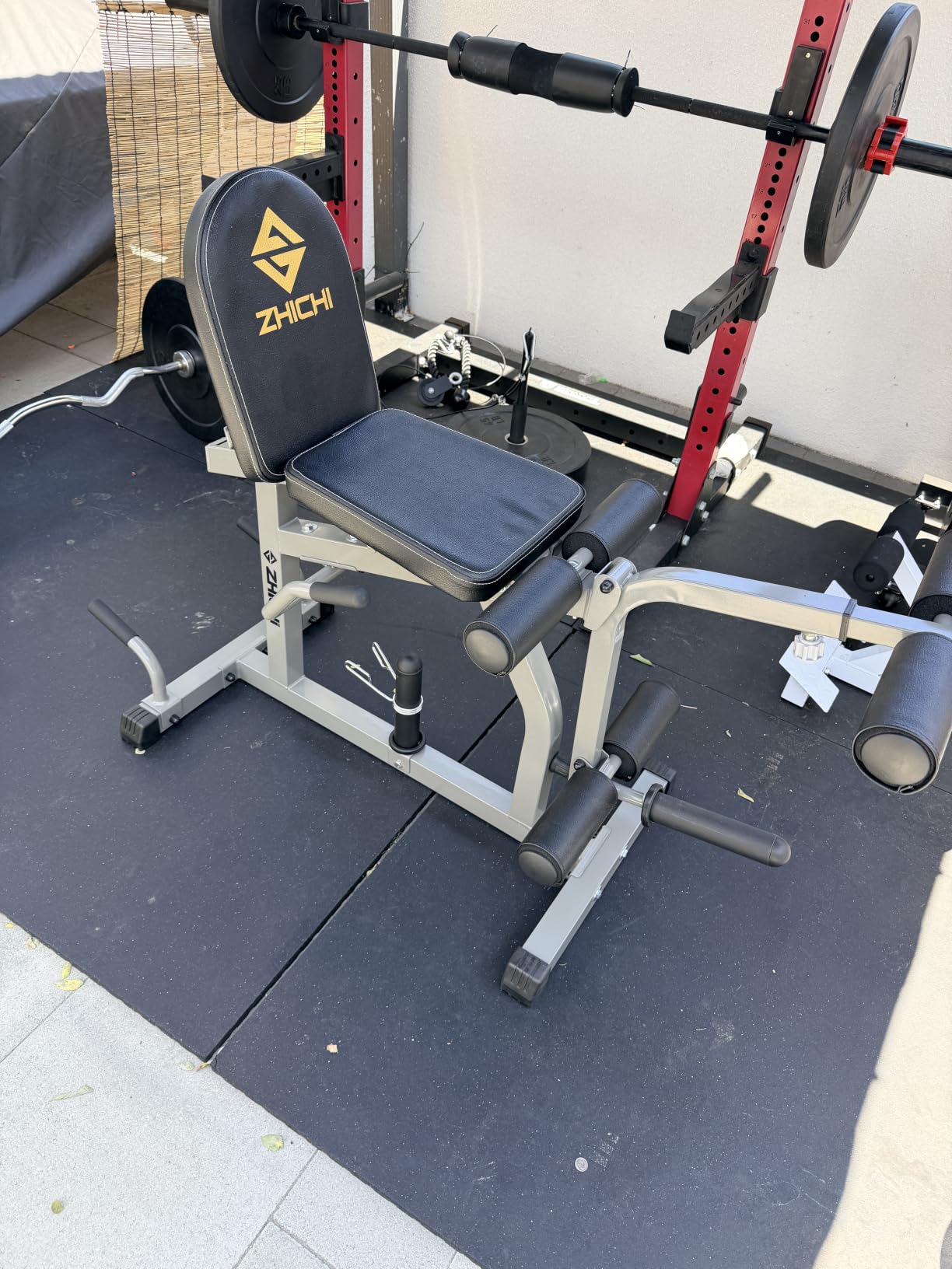Z ZHICHI 2-in-1 Leg Curl/Extension Machine,Home Use,Burn quads/Calves Fast customer photo 1