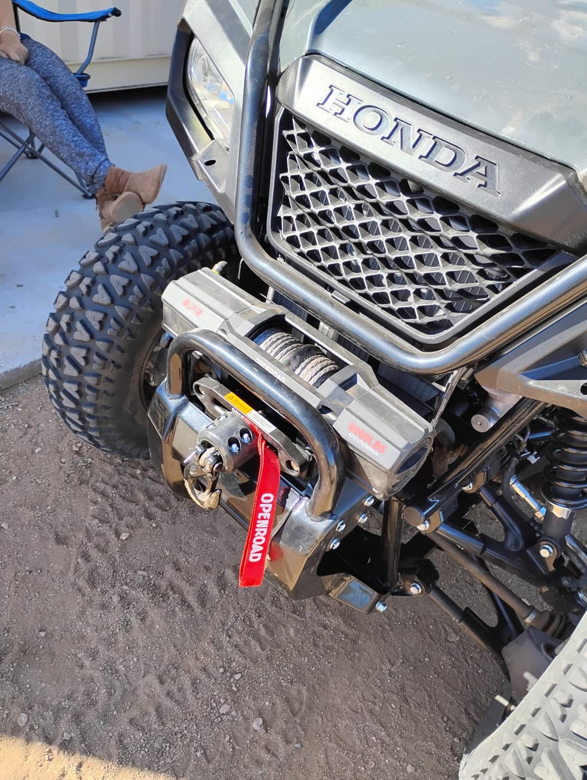 OPENROAD 12000 lbs Winch with Synthetic Rope and 2 Wireless Remotes -Panther Series 3S customer photo 1