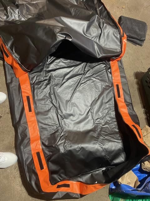 Sailnovo Car Rooftop Cargo Carrier 21 Cubic Feet Waterproof Soft Roof Bag | Heavy Duty 1000D PVC, Fit Vehicles with/without Rack, includes Anti-Slip Mat, 6 Door Hooks, 10 Reinforced Straps, Lock, for Trip customer photo 1