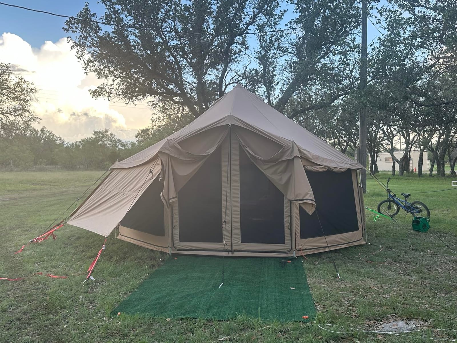 WHITEDUCK Altimus Canvas Tent with Stove Jack, Waterproof, 4 Season Luxury Camping and Glamping Tent Outdoor customer photo 1