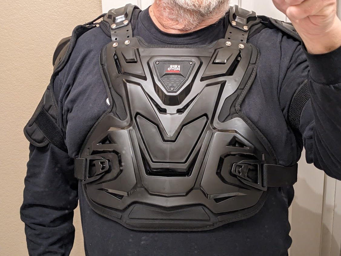 KEMIMOTO Motocross Chest Protector for Adult Dirt Bike Protective Gear customer photo 2